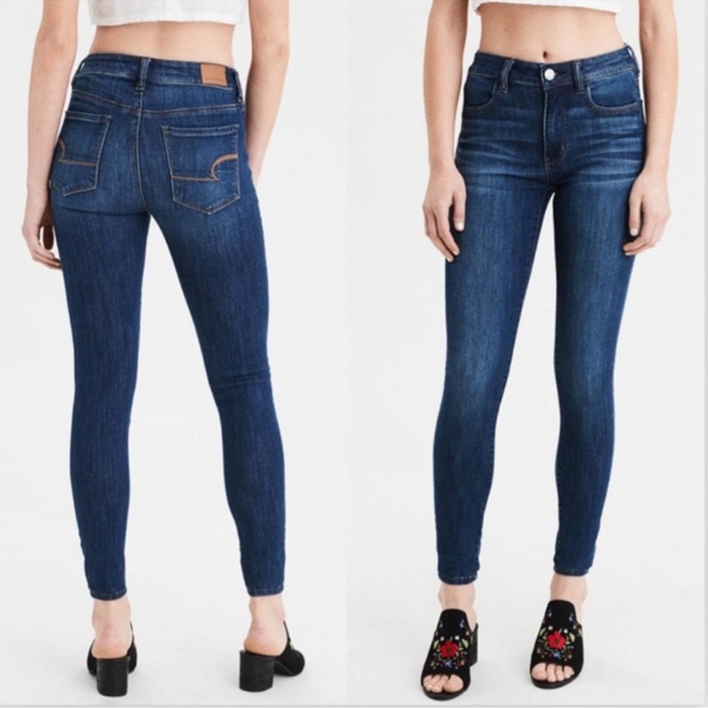 American Eagle Outfitters Stretch Jegging in Indigo Wash Women’s Size 2 Regular